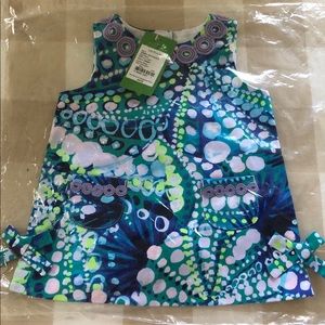 NWT Lilly Pulitzer Baby Shift 6-12 mo Blue Agate